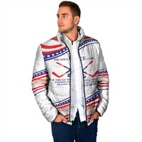 My Gold Medal Winning Hockey Team Personalized Padded Jacket White Style