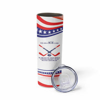 My Gold Medal Winning Hockey Team Personalized Skinny Tumbler White Style