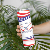 My Gold Medal Winning Hockey Team Personalized Skinny Tumbler White Style