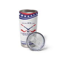 My Gold Medal Winning Hockey Team Personalized Tumbler Cup White Style