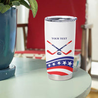 My Gold Medal Winning Hockey Team Personalized Tumbler Cup White Style