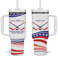My Gold Medal Winning Hockey Team Personalized Tumbler With Handle White Style