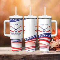 My Gold Medal Winning Hockey Team Personalized Tumbler With Handle White Style