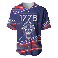 United States Hockey Personalized Baseball Jersey Losing Teeth Winning Wars Since 1776 Blue Style
