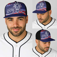 United States Hockey Personalized Baseball Net Cap Losing Teeth Winning Wars Since 1776 Blue Style