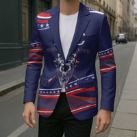 United States Hockey Personalized Blazer Losing Teeth Winning Wars Since 1776 Blue Style