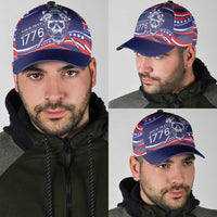 United States Hockey Personalized Classic Cap Losing Teeth Winning Wars Since 1776 Blue Style