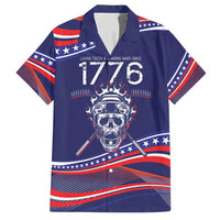 United States Hockey Personalized Hawaiian Shirt Losing Teeth Winning Wars Since 1776 Blue Style