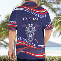 United States Hockey Personalized Hawaiian Shirt Losing Teeth Winning Wars Since 1776 Blue Style