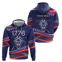 United States Hockey Personalized Hoodie Losing Teeth Winning Wars Since 1776 Blue Style