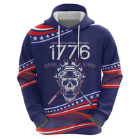 United States Hockey Personalized Hoodie Losing Teeth Winning Wars Since 1776 Blue Style