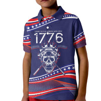 United States Hockey Personalized Kid Polo Shirt Losing Teeth Winning Wars Since 1776 Blue Style