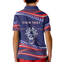 United States Hockey Personalized Kid Polo Shirt Losing Teeth Winning Wars Since 1776 Blue Style