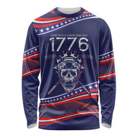 United States Hockey Personalized Long Sleeve Shirt Losing Teeth Winning Wars Since 1776 Blue Style