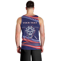 United States Hockey Personalized Men Tank Top Losing Teeth Winning Wars Since 1776 Blue Style