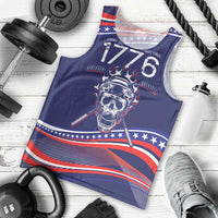 United States Hockey Personalized Men Tank Top Losing Teeth Winning Wars Since 1776 Blue Style