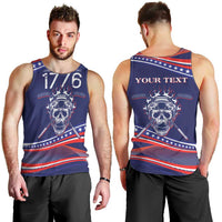 United States Hockey Personalized Men Tank Top Losing Teeth Winning Wars Since 1776 Blue Style