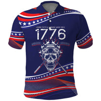 United States Hockey Personalized Polo Shirt Losing Teeth Winning Wars Since 1776 Blue Style