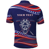 United States Hockey Personalized Polo Shirt Losing Teeth Winning Wars Since 1776 Blue Style