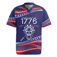 United States Hockey Personalized Rugby Jersey Losing Teeth Winning Wars Since 1776 Blue Style