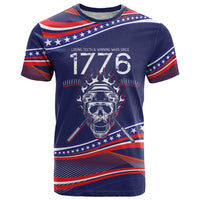 United States Hockey Personalized T Shirt Losing Teeth Winning Wars Since 1776 Blue Style