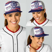 United States Hockey Personalized Baseball Net Cap Losing Teeth Winning Wars Since 1776 White Style