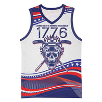 United States Hockey Personalized Basketball Jersey Losing Teeth Winning Wars Since 1776 White Style