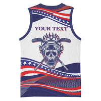 United States Hockey Personalized Basketball Jersey Losing Teeth Winning Wars Since 1776 White Style