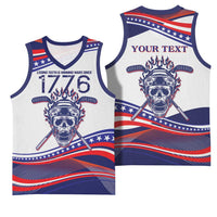 United States Hockey Personalized Basketball Jersey Losing Teeth Winning Wars Since 1776 White Style