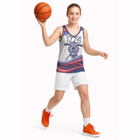 United States Hockey Personalized Basketball Jersey Losing Teeth Winning Wars Since 1776 White Style
