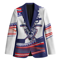 United States Hockey Personalized Blazer Losing Teeth Winning Wars Since 1776 White Style