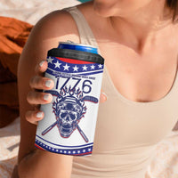 United States Hockey Personalized 4 in 1 Can Cooler Tumbler Losing Teeth Winning Wars Since 1776 White Style