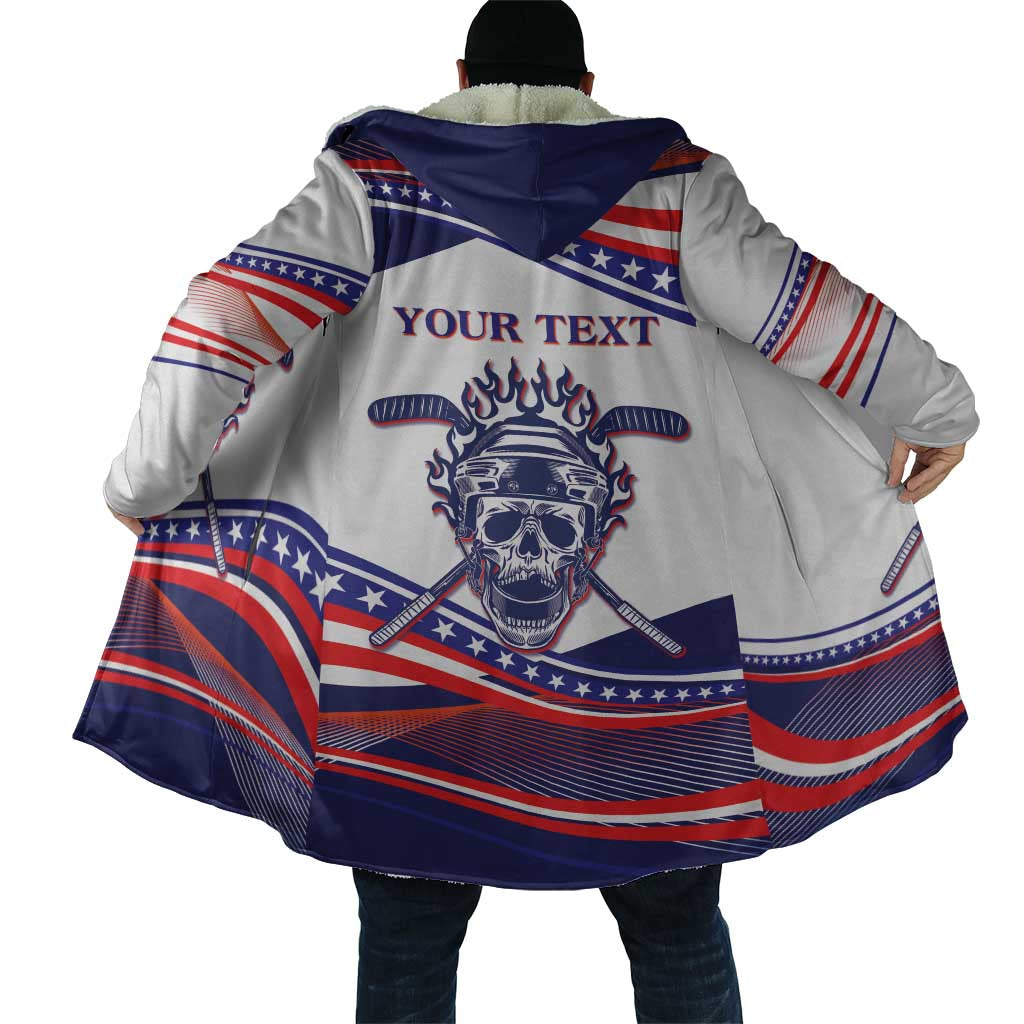 United States Hockey Personalized Cloak Losing Teeth Winning Wars Since 1776 White Style