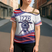 United States Hockey Personalized Cross Shoulder Shirt Losing Teeth Winning Wars Since 1776 White Style