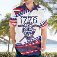 United States Hockey Personalized Hawaiian Shirt Losing Teeth Winning Wars Since 1776 White Style