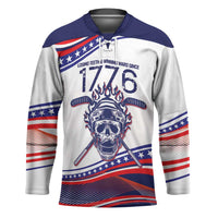 United States Hockey Personalized Hockey Jersey Losing Teeth Winning Wars Since 1776 White Style