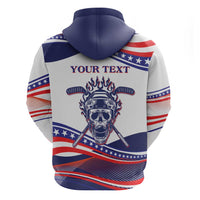 United States Hockey Personalized Hoodie Losing Teeth Winning Wars Since 1776 White Style