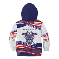 United States Hockey Personalized Kid Hoodie Losing Teeth Winning Wars Since 1776 White Style