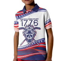 United States Hockey Personalized Kid Polo Shirt Losing Teeth Winning Wars Since 1776 White Style