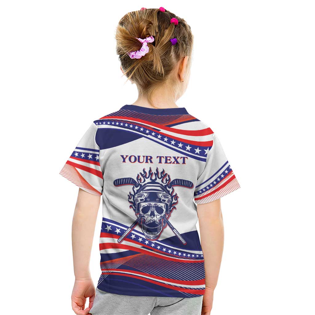 United States Hockey Personalized Kid T Shirt Losing Teeth Winning Wars Since 1776 White Style
