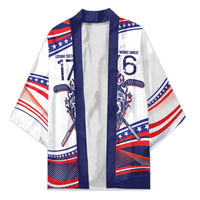 United States Hockey Personalized Kimono Losing Teeth Winning Wars Since 1776 White Style