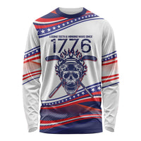 United States Hockey Personalized Long Sleeve Shirt Losing Teeth Winning Wars Since 1776 White Style
