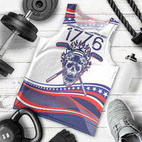 United States Hockey Personalized Men Tank Top Losing Teeth Winning Wars Since 1776 White Style