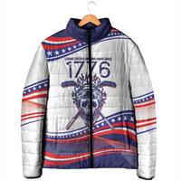 United States Hockey Personalized Padded Jacket Losing Teeth Winning Wars Since 1776 White Style