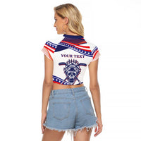 United States Hockey Personalized Raglan Cropped T Shirt Losing Teeth Winning Wars Since 1776 White Style
