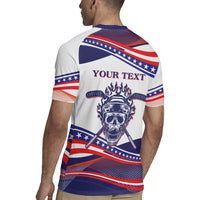 United States Hockey Personalized Rugby Jersey Losing Teeth Winning Wars Since 1776 White Style