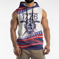 United States Hockey Personalized Sleeveless Hoodie Losing Teeth Winning Wars Since 1776 White Style