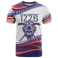 United States Hockey Personalized T Shirt Losing Teeth Winning Wars Since 1776 White Style