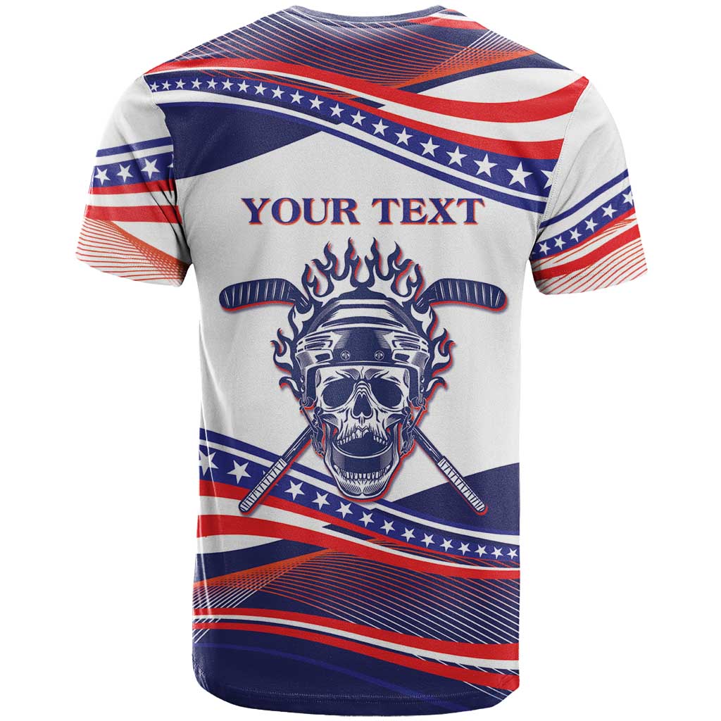 United States Hockey Personalized T Shirt Losing Teeth Winning Wars Since 1776 White Style