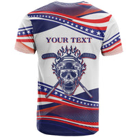 United States Hockey Personalized T Shirt Losing Teeth Winning Wars Since 1776 White Style